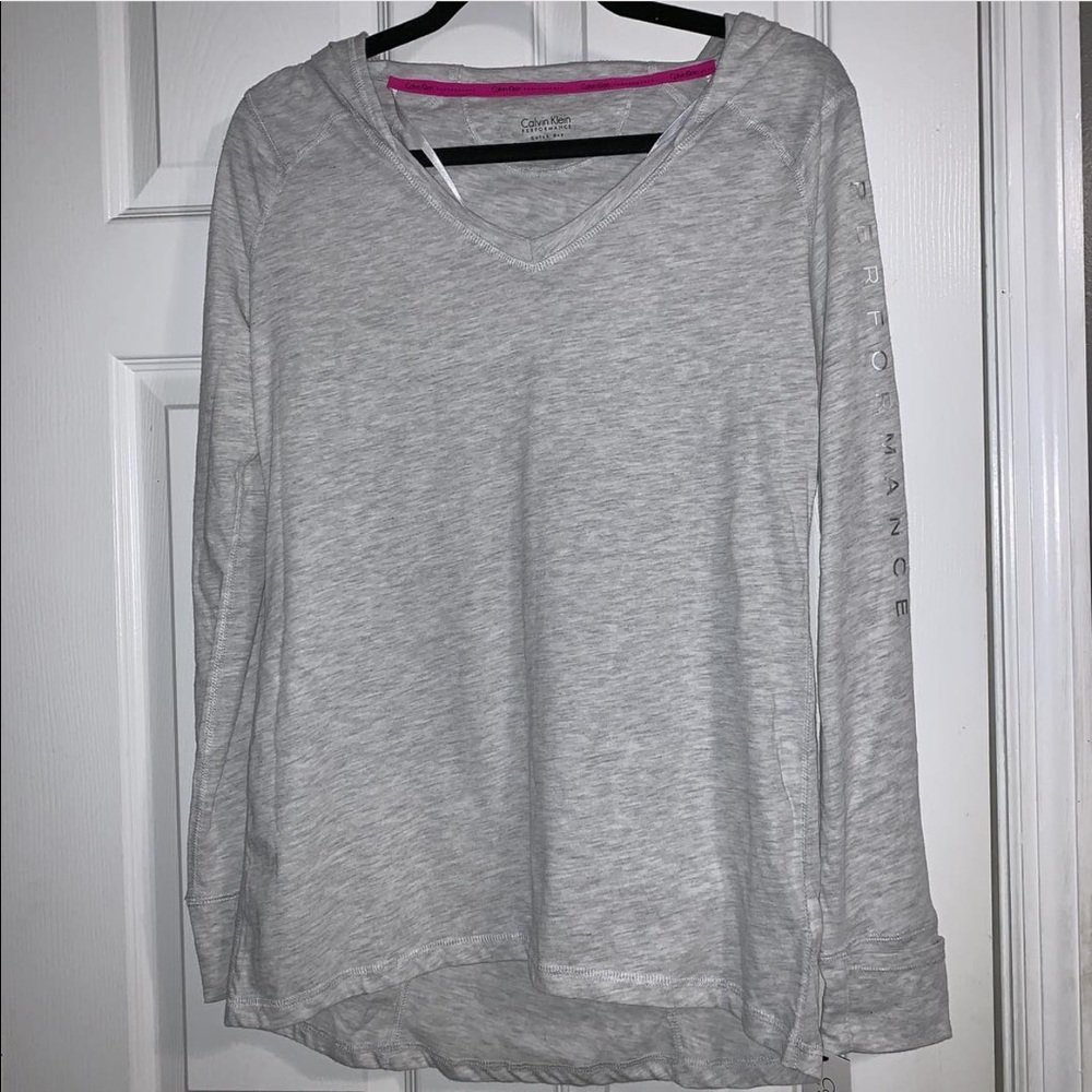 CK hooded long sleeve